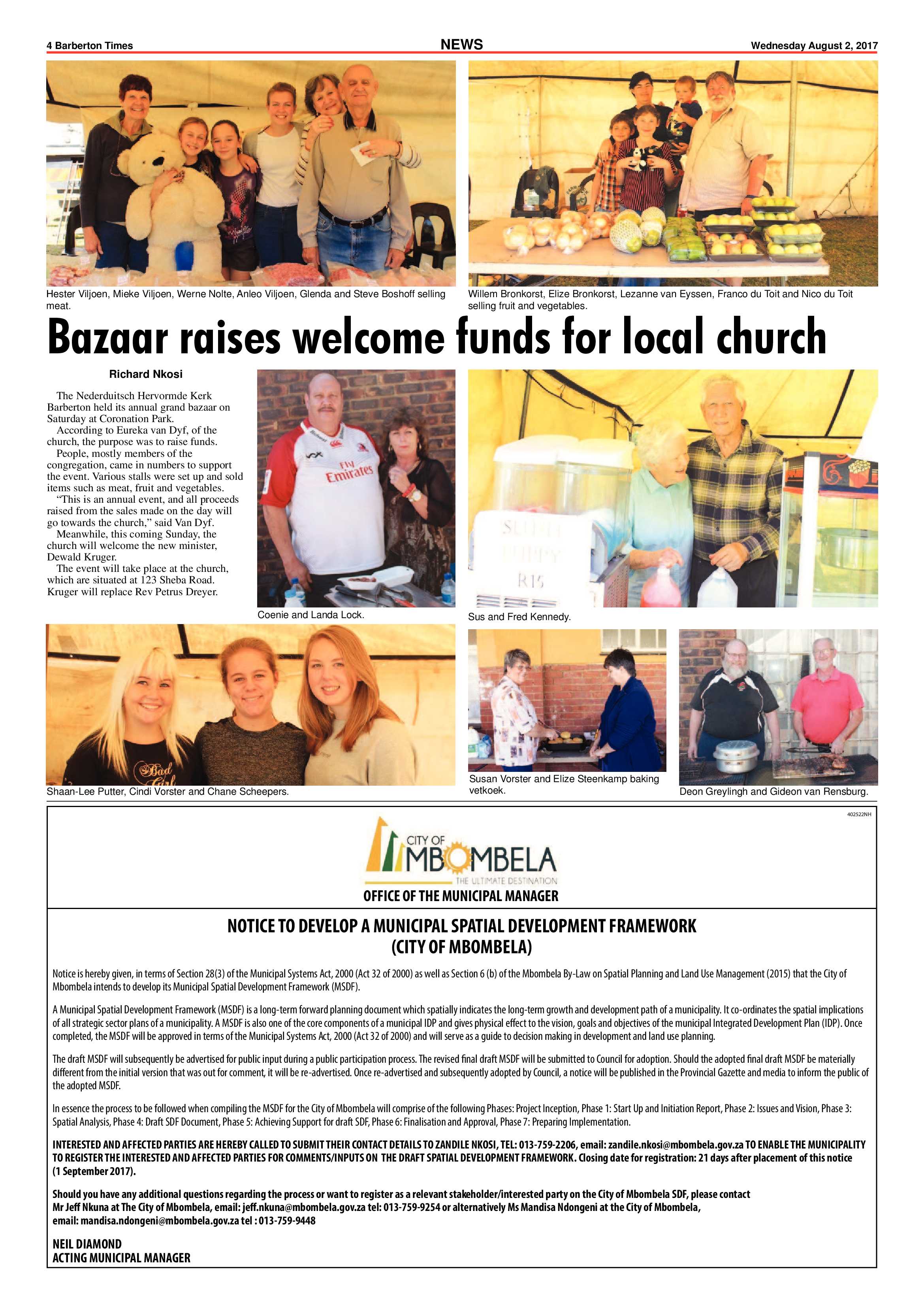 Barberton Times 2 August 2017 page 4