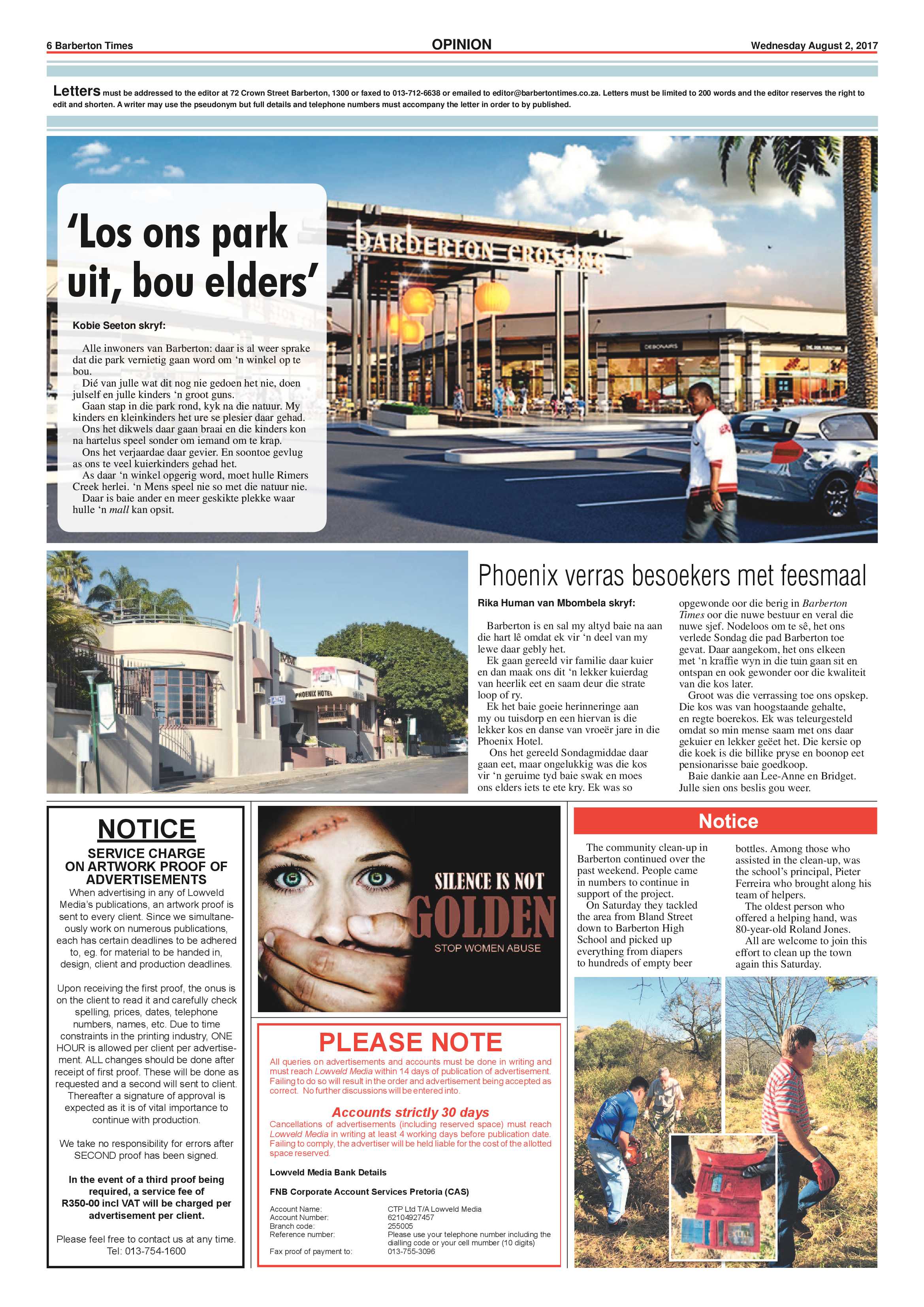 Barberton Times 2 August 2017 page 6