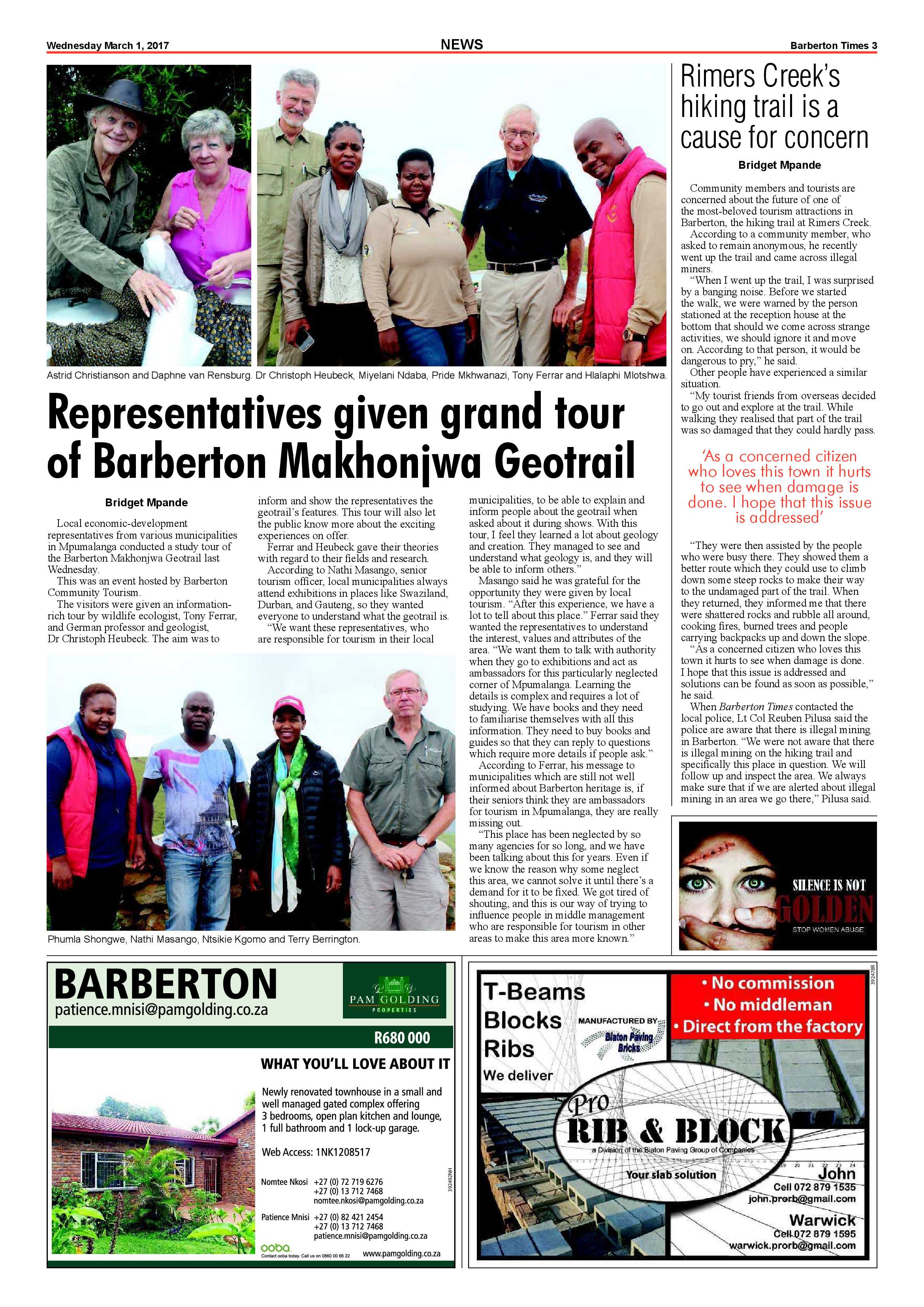 Barberton Times 1 March 2017 page 3