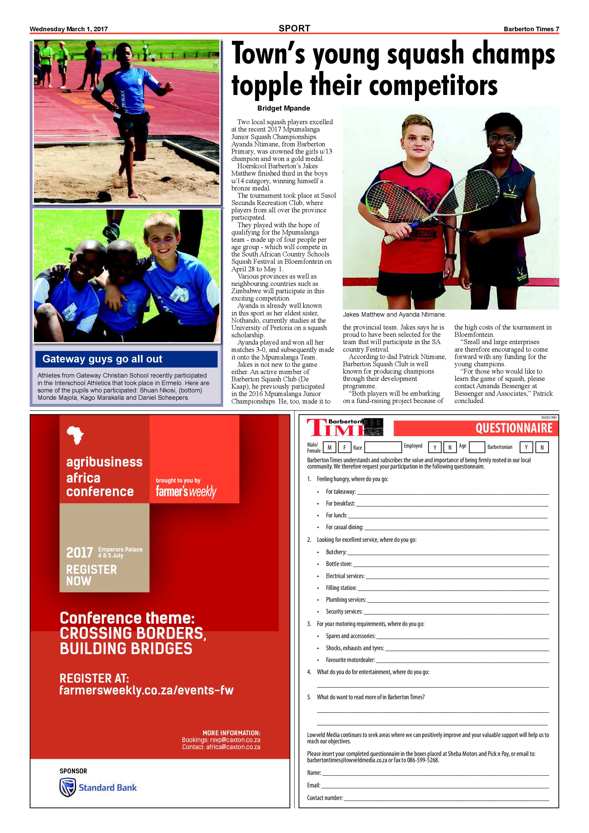 Barberton Times 1 March 2017 page 7