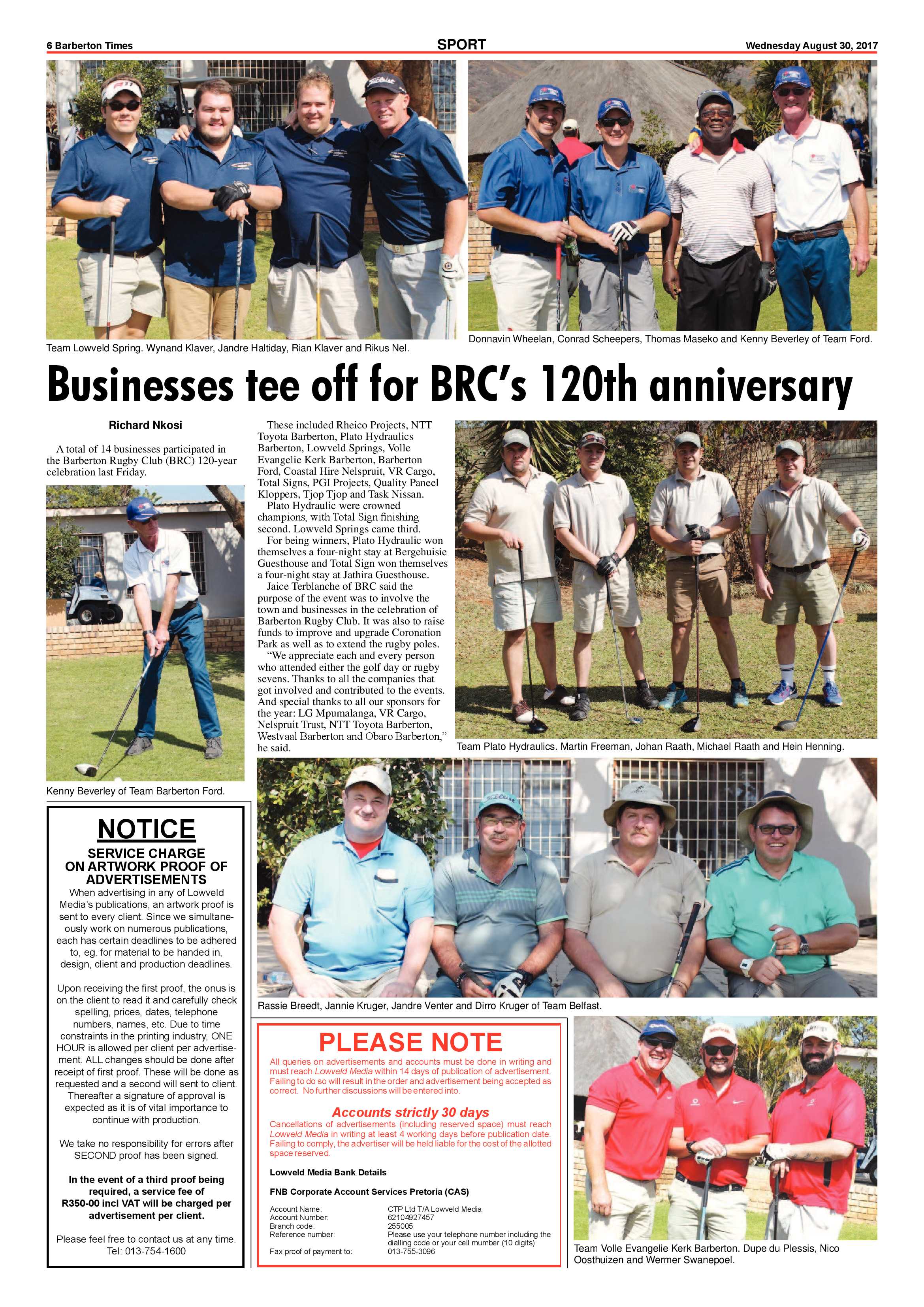 Barberton Times 30 August 2017 page 6