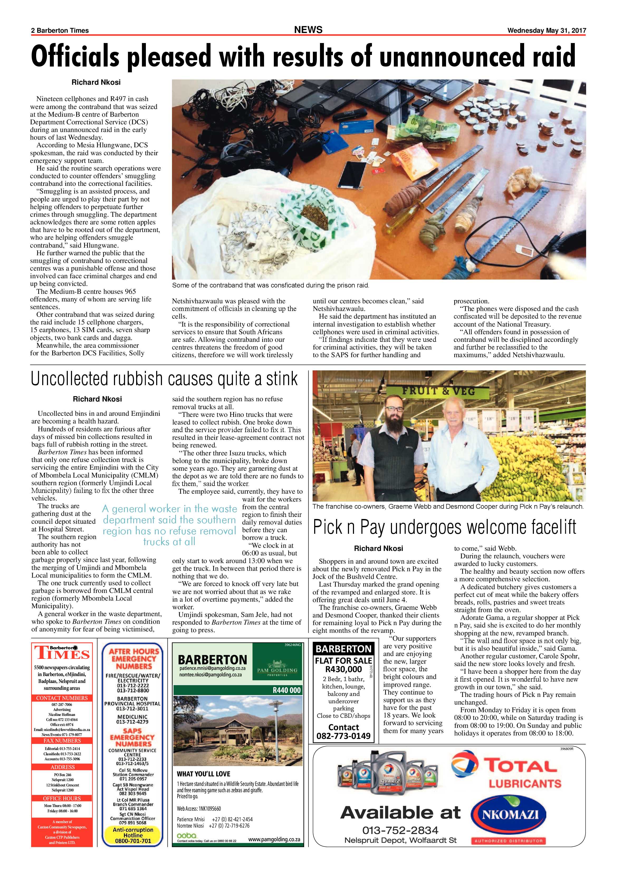 Barberton Times 31 May 2017 page 2