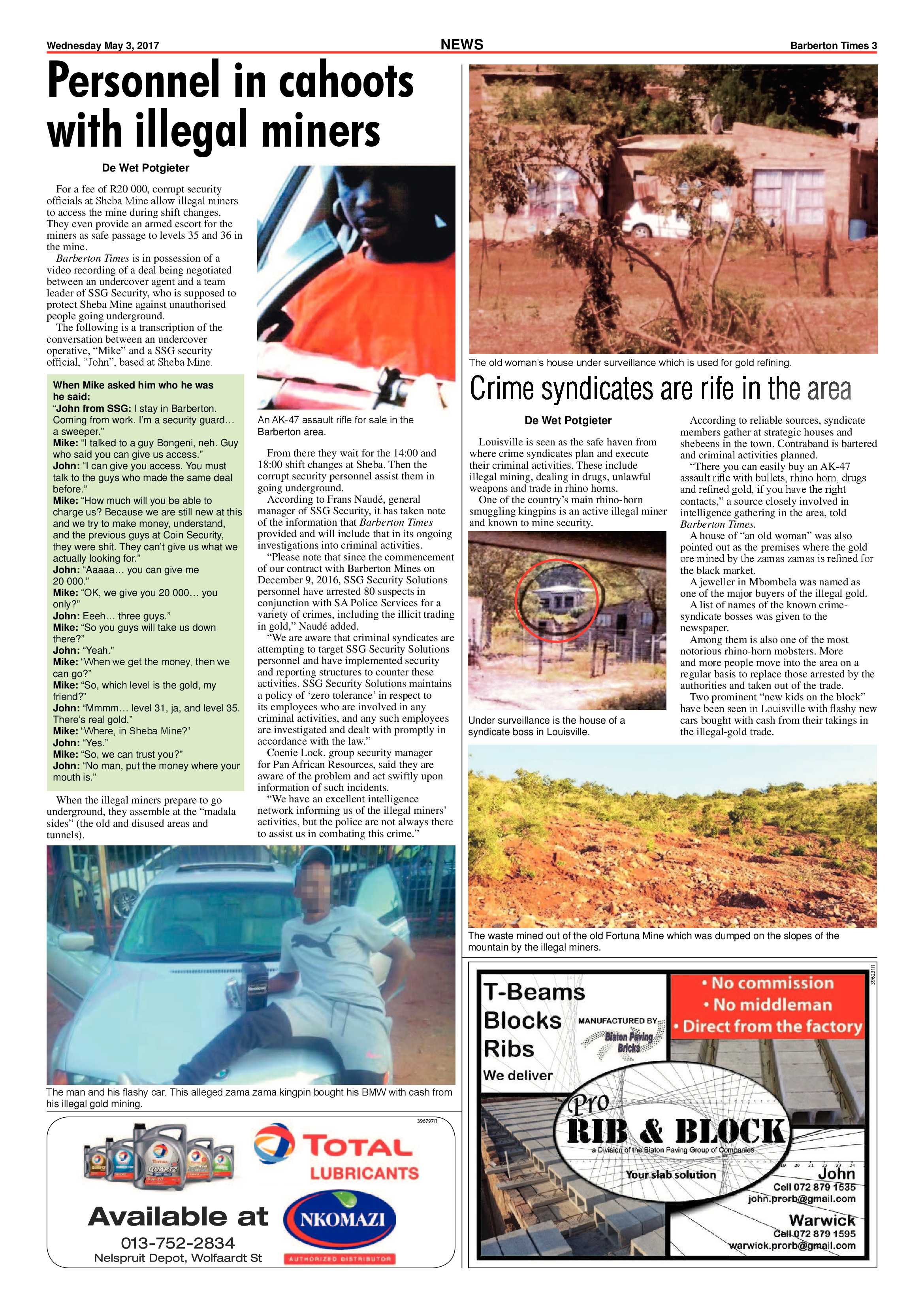 Barberton Times 3 May 2017 page 3
