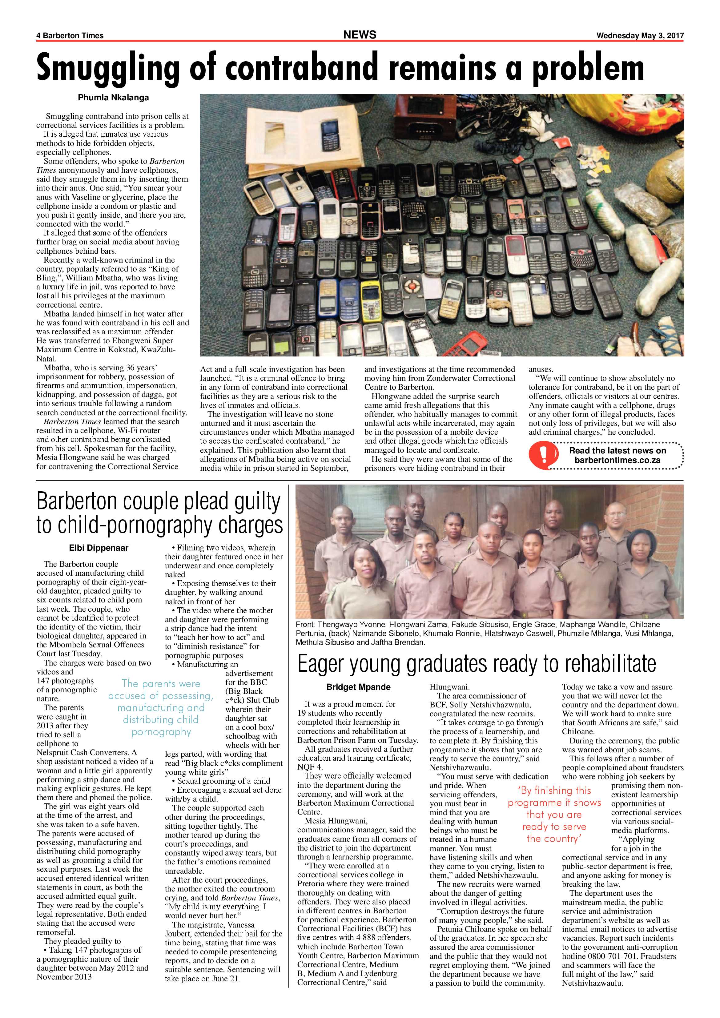 Barberton Times 3 May 2017 page 4