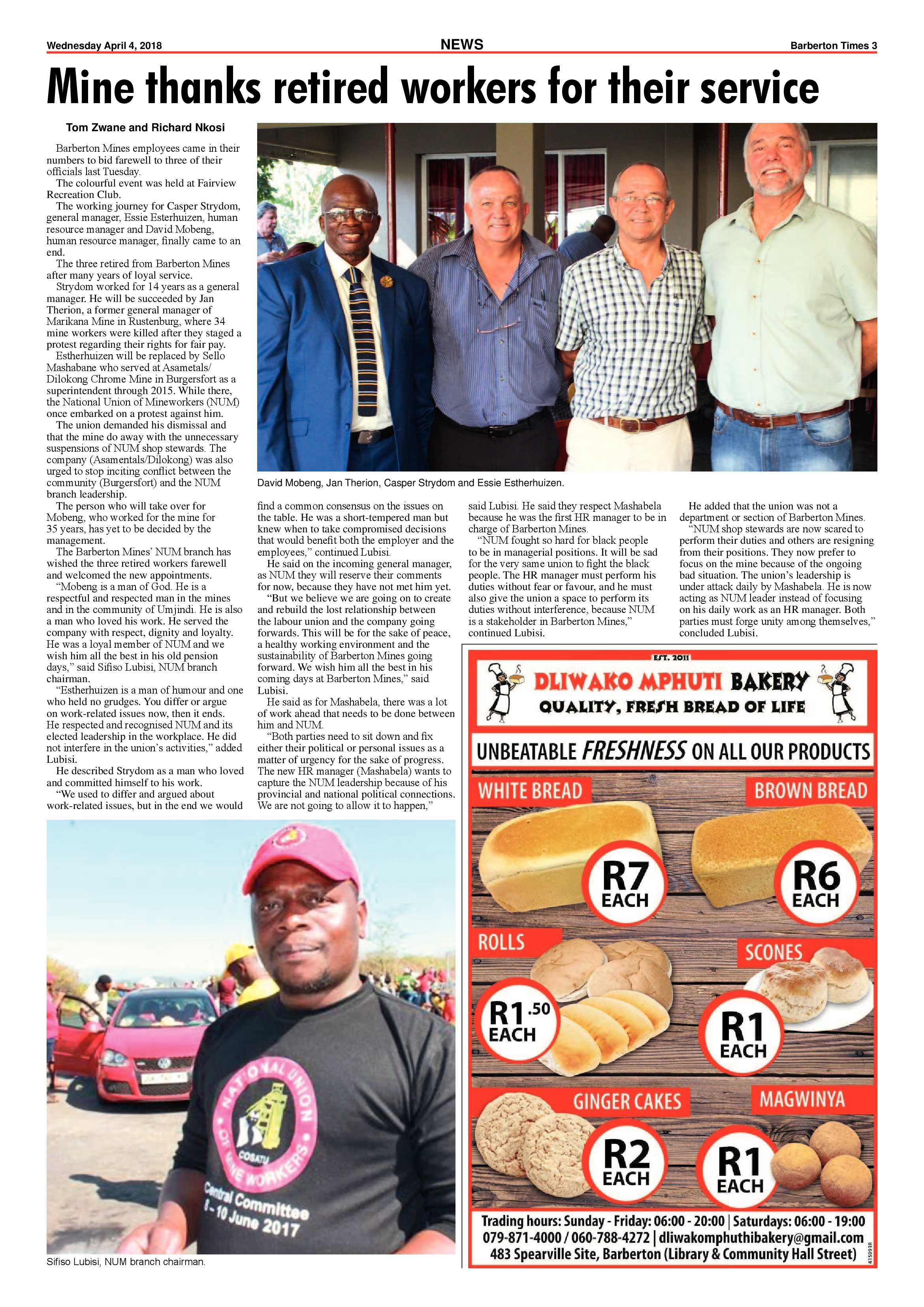 Barberton Times 4 April 2018 page 3
