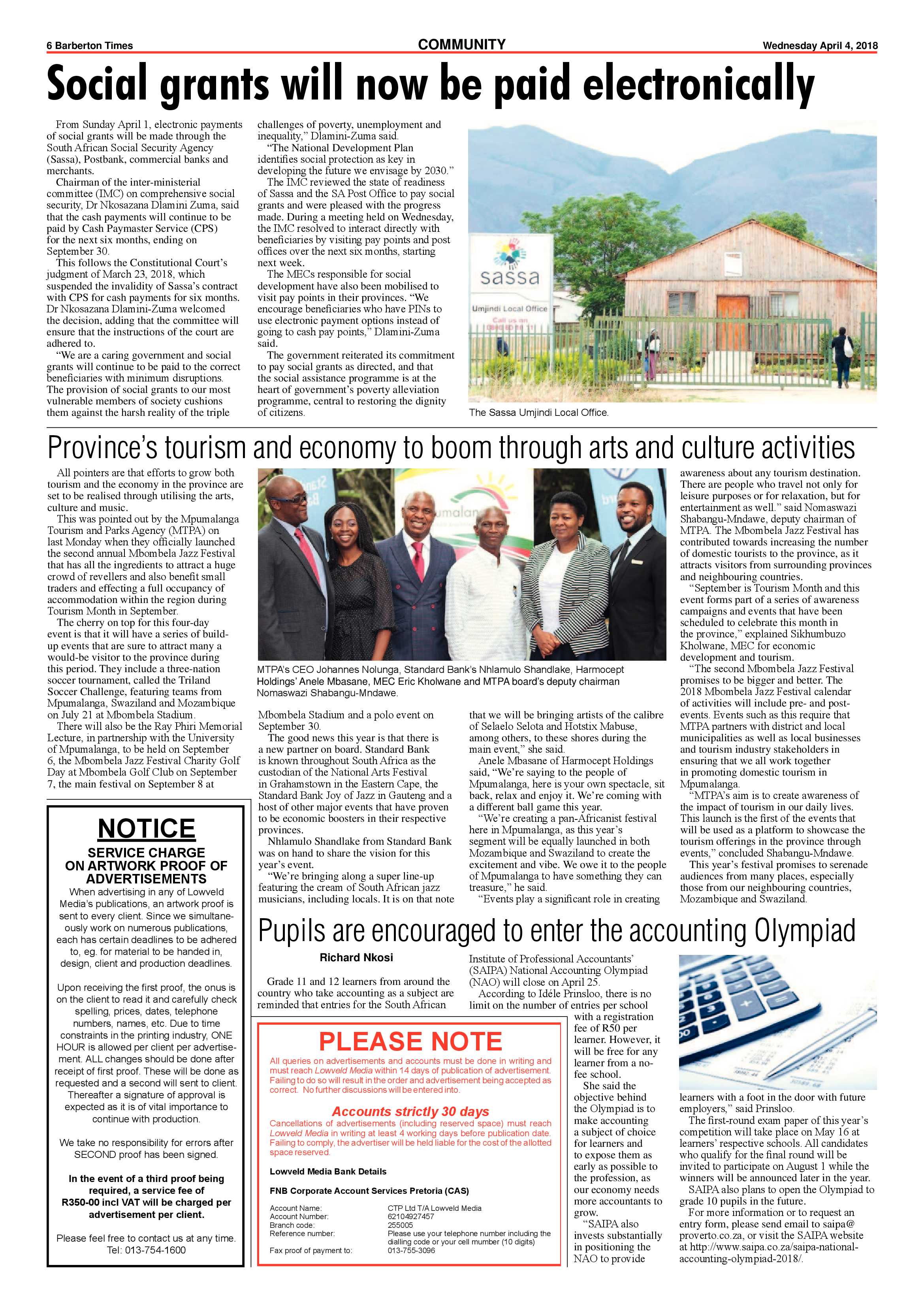Barberton Times 4 April 2018 page 6