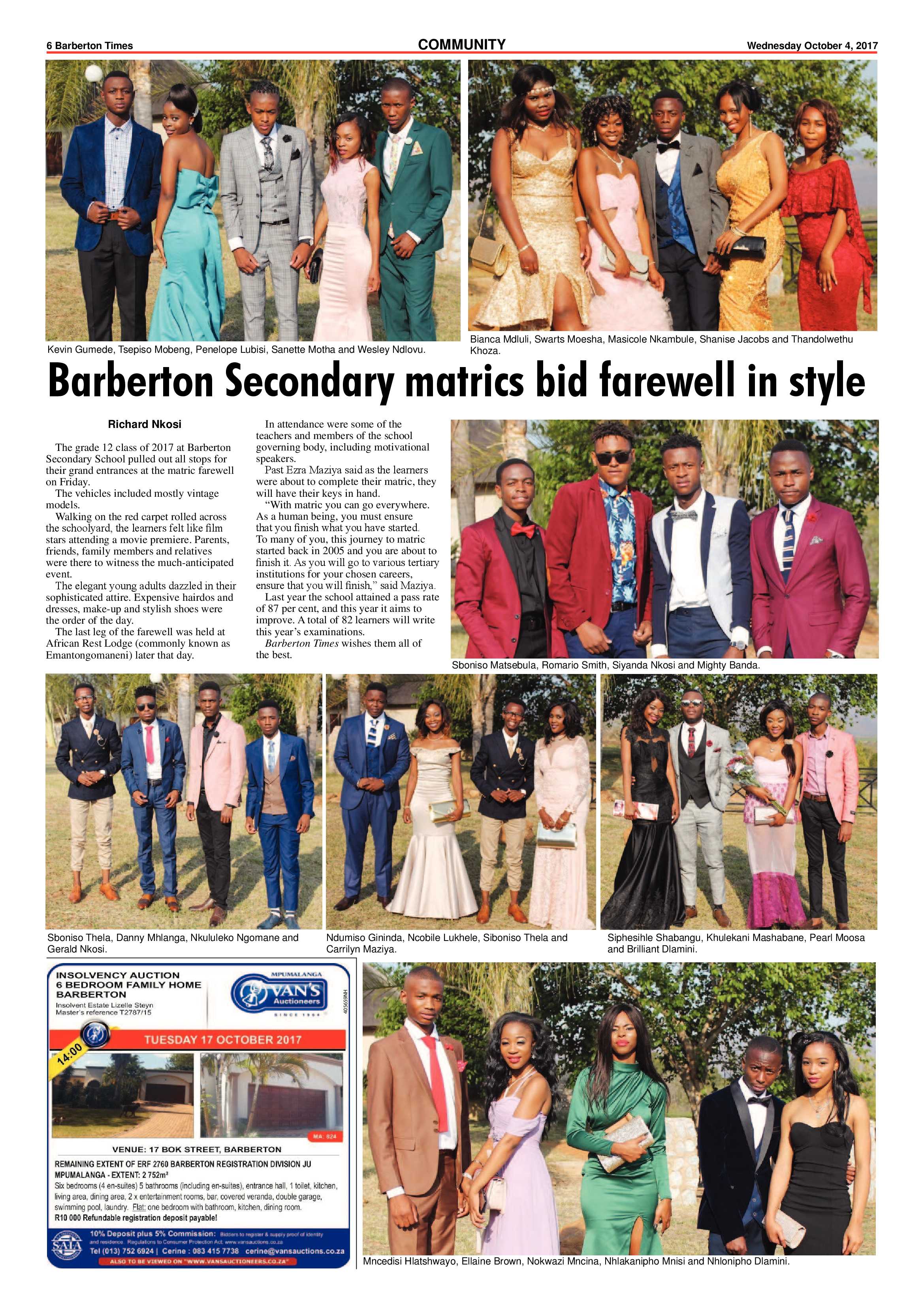 Barberton Times 4 October 2017 page 6