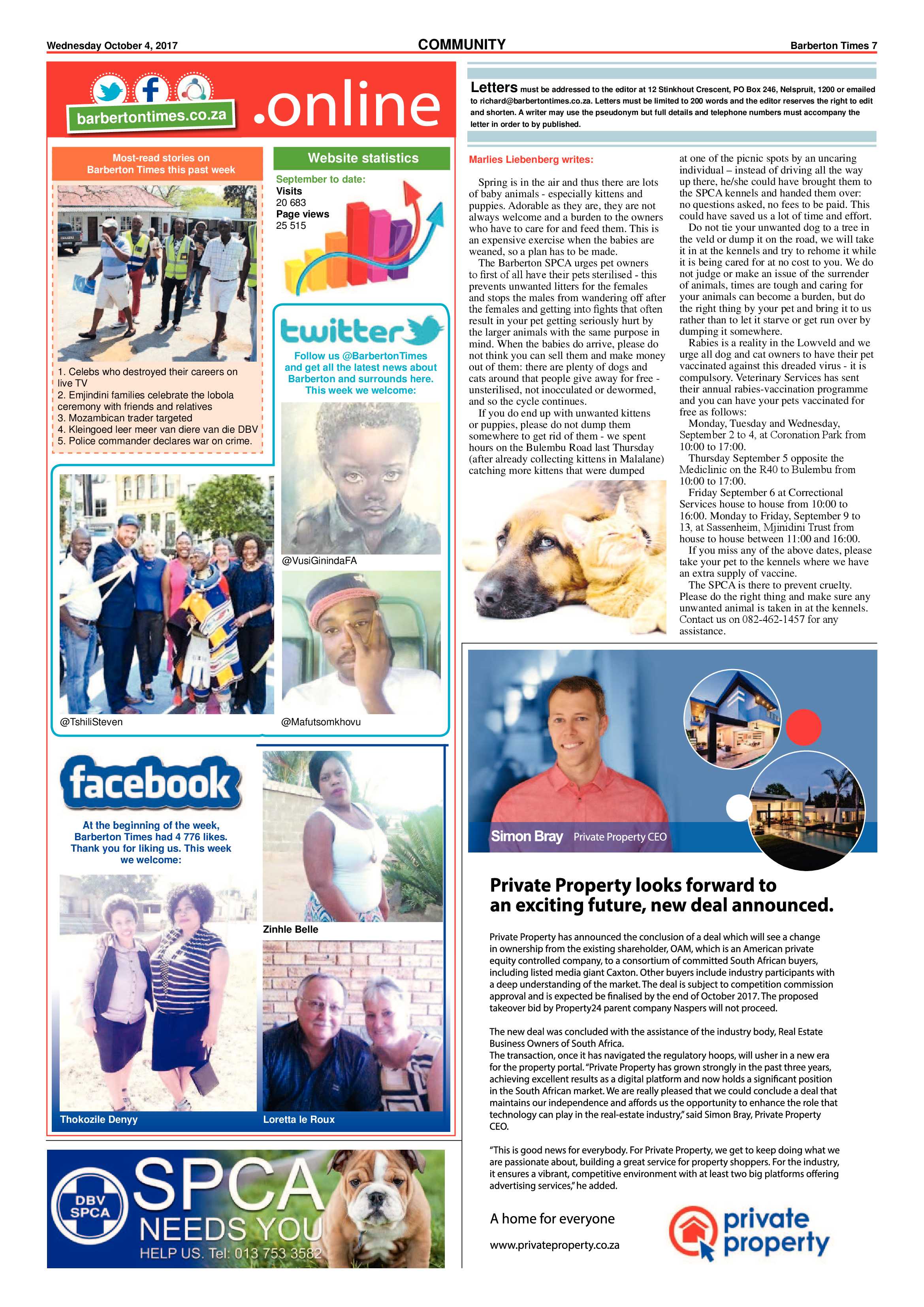 Barberton Times 4 October 2017 page 7