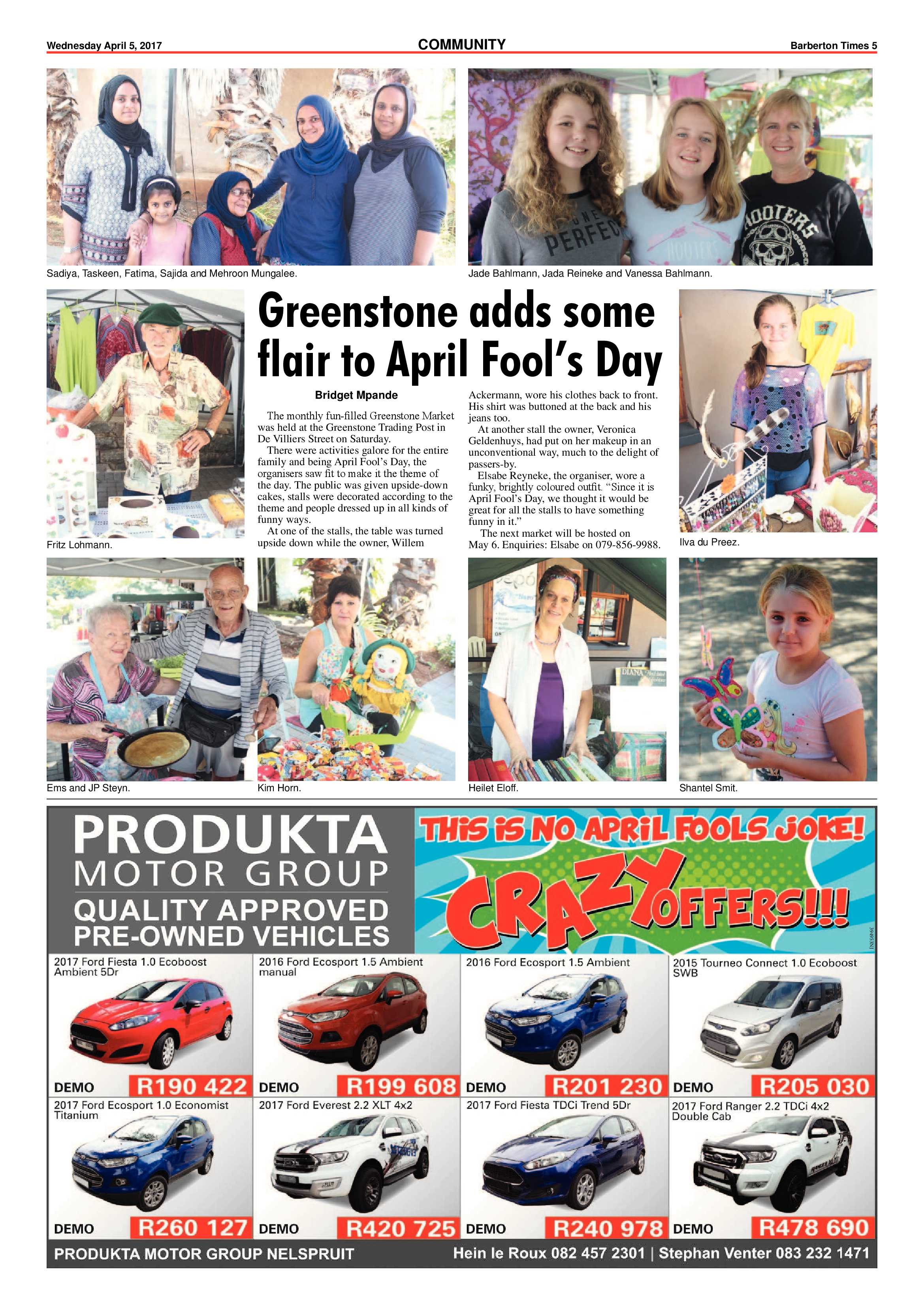 Barberton Times 5 April 2017 page 5