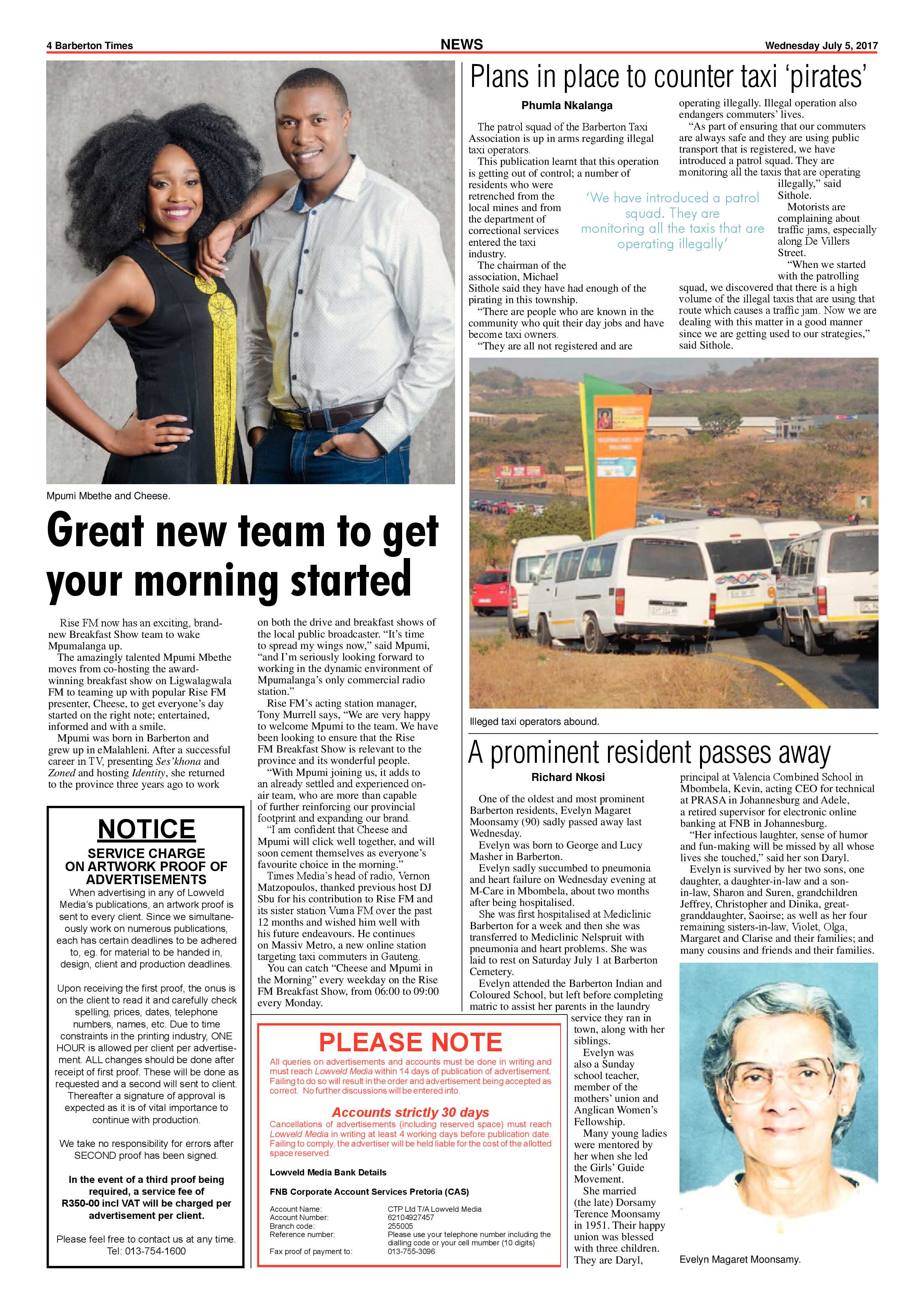Barberton Times 5 July 2017 page 4