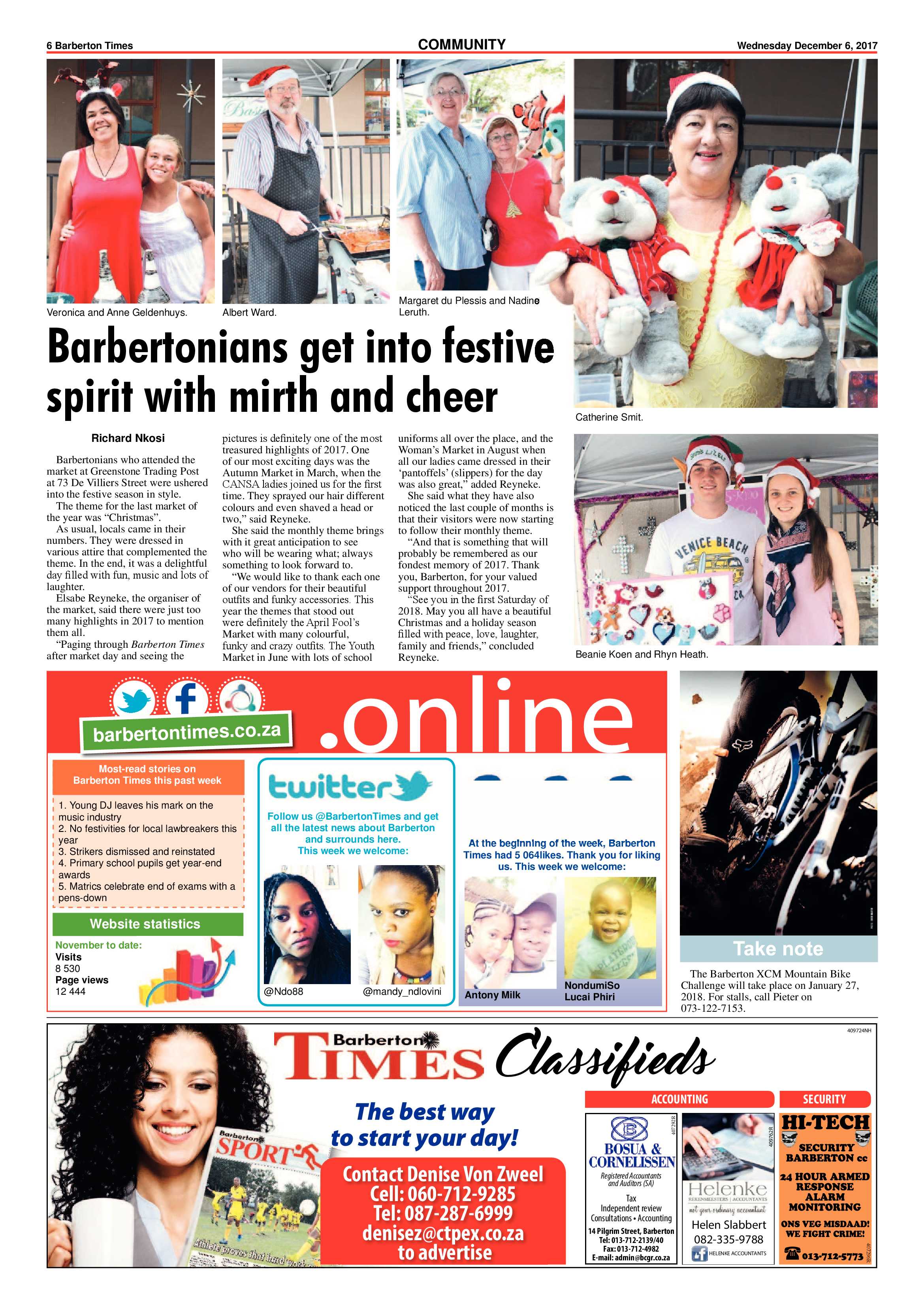 Barberton Times 6 December 2017 page 6