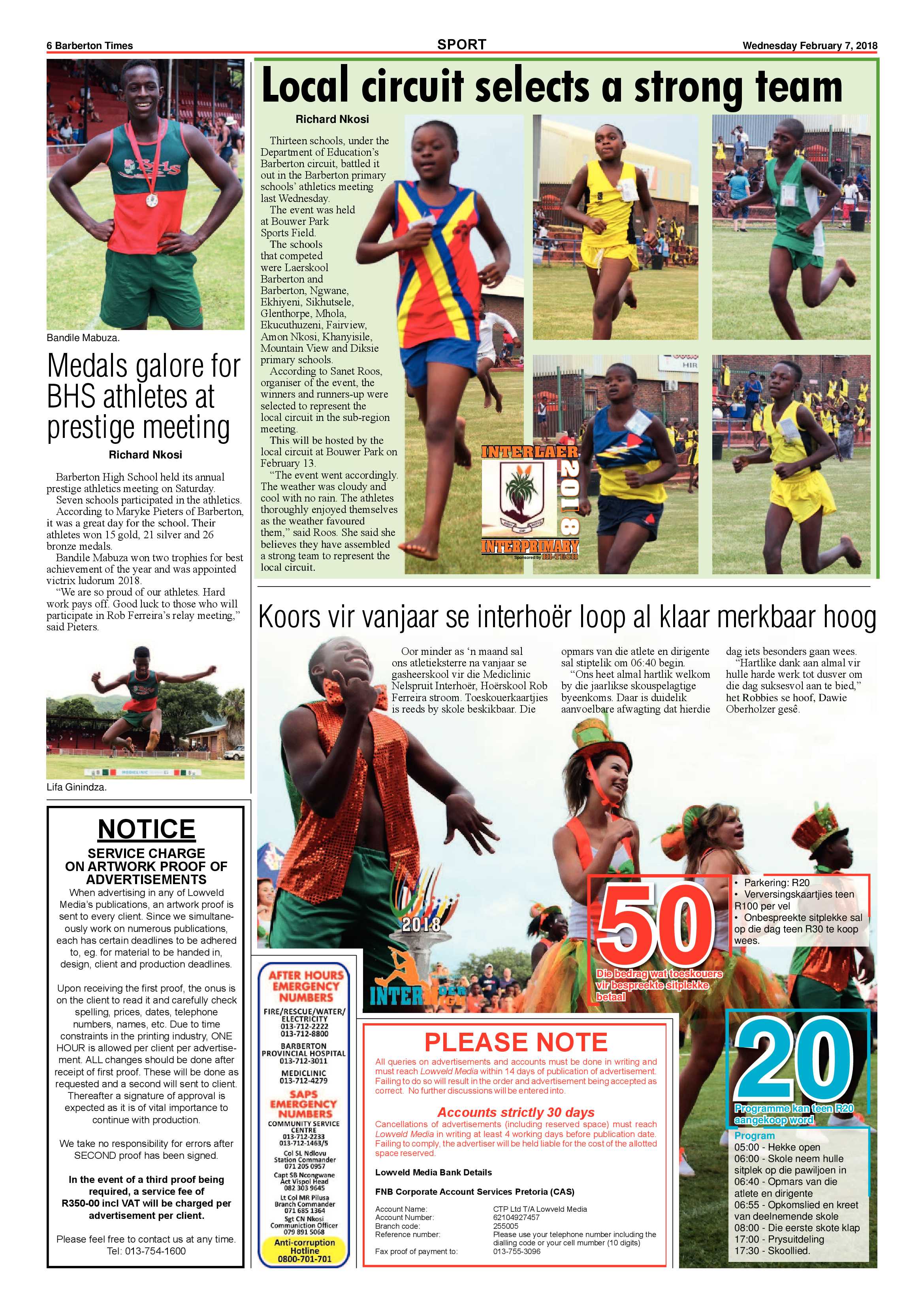 Barberton Times 7 February 2018 page 6