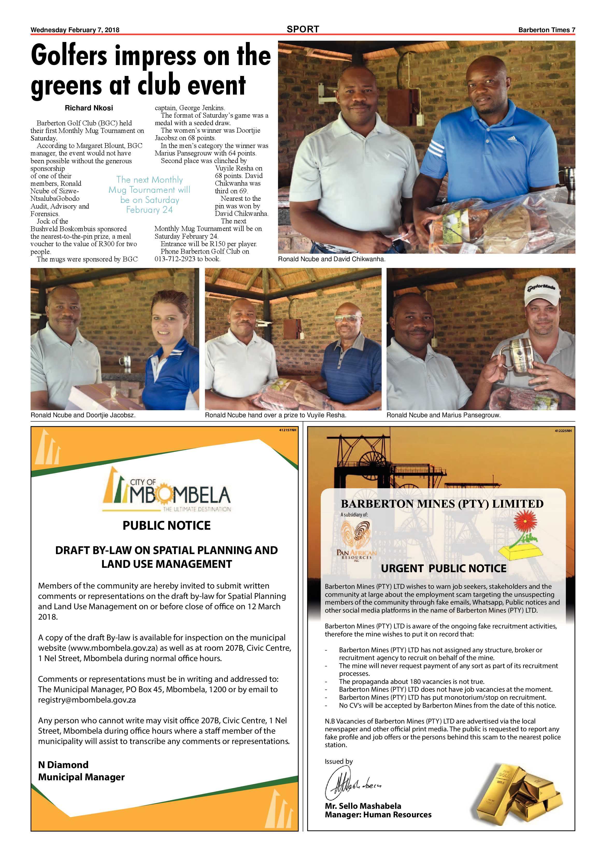 Barberton Times 7 February 2018 page 7