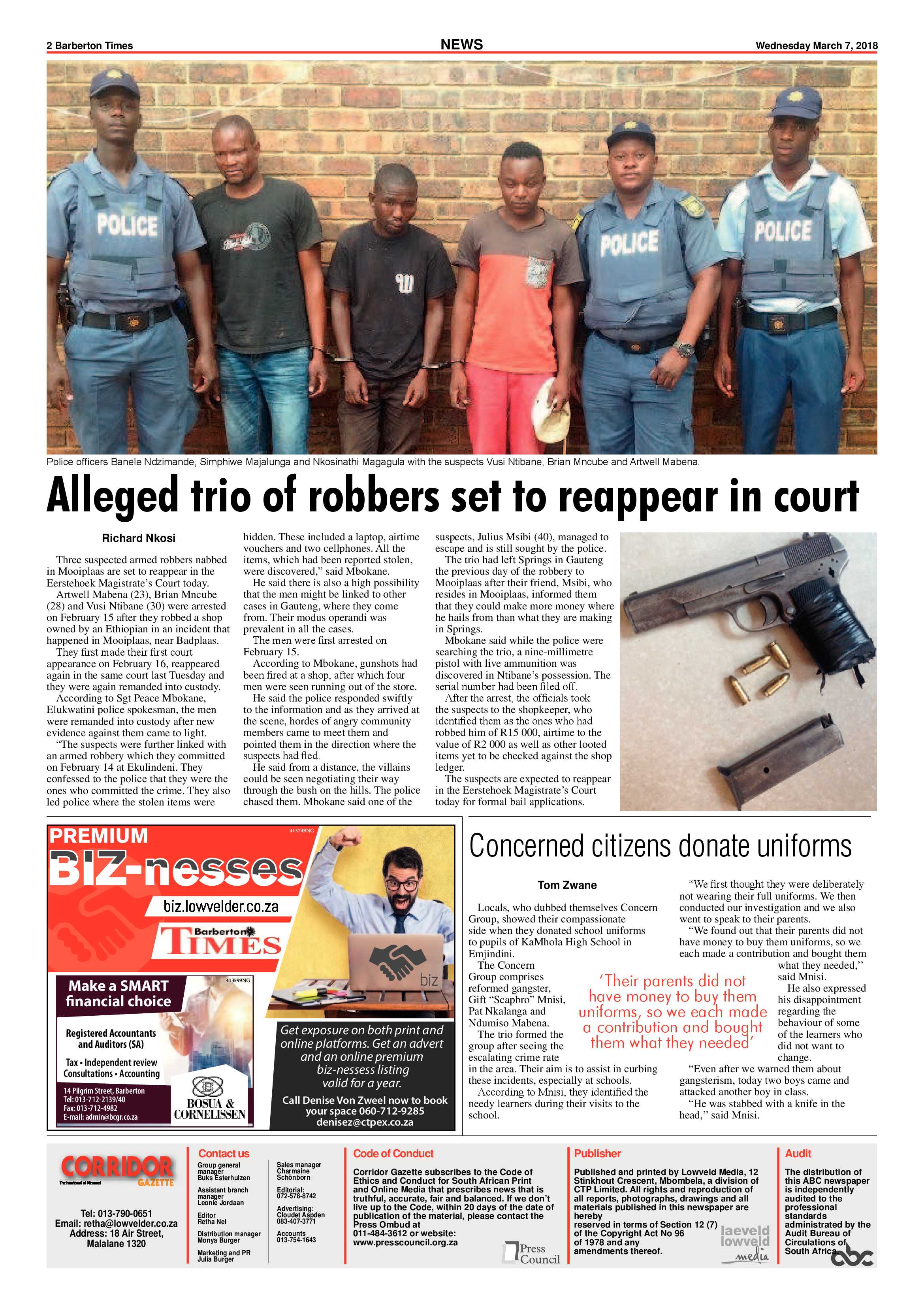 Barberton Times 7 March 2018 page 2
