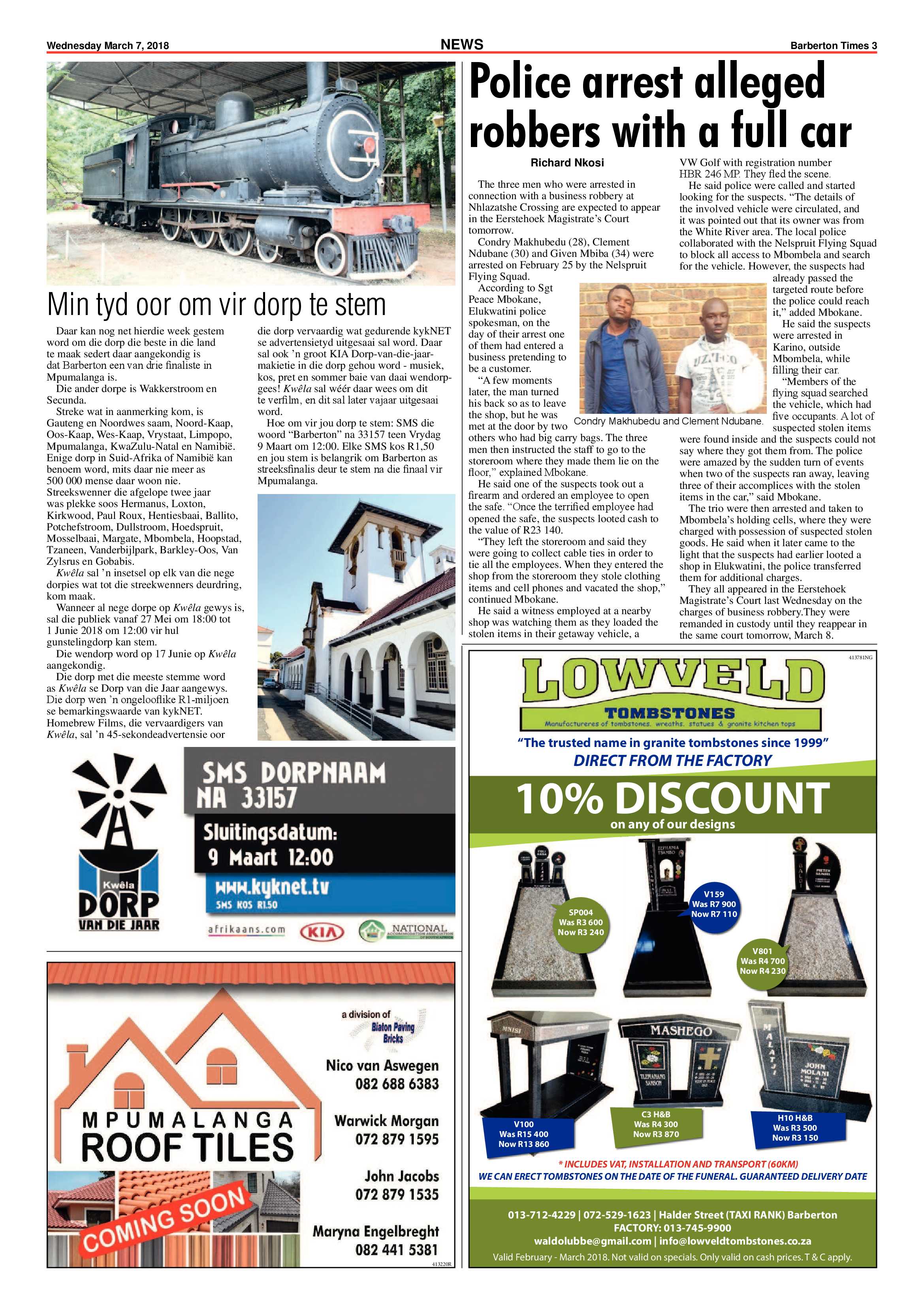 Barberton Times 7 March 2018 page 3