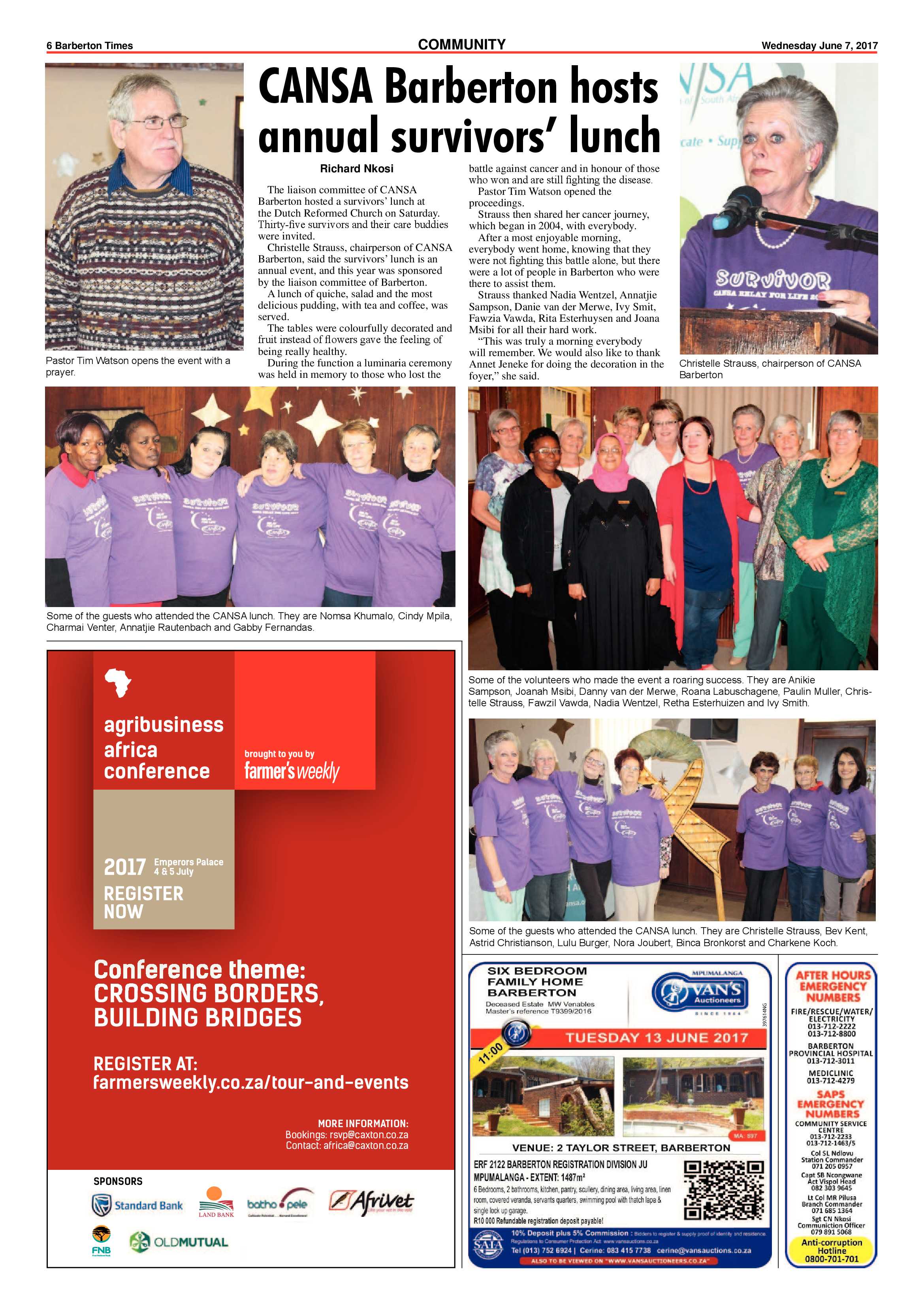 Barberton Times 7 June 2017 page 6