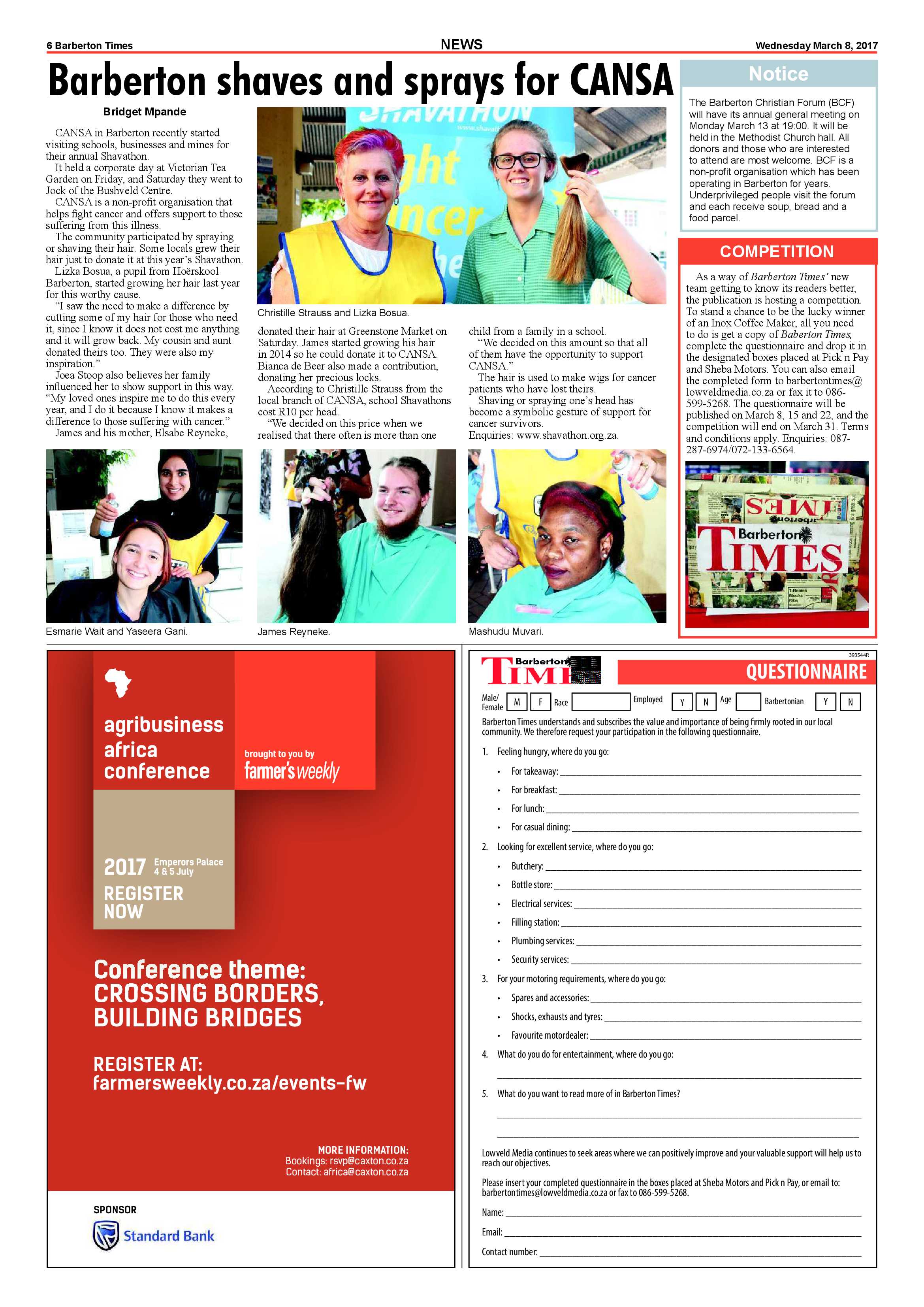 Barberton Times 8 March 2017 page 6