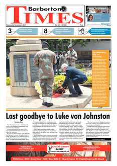 Barberton Times 8 November 2017