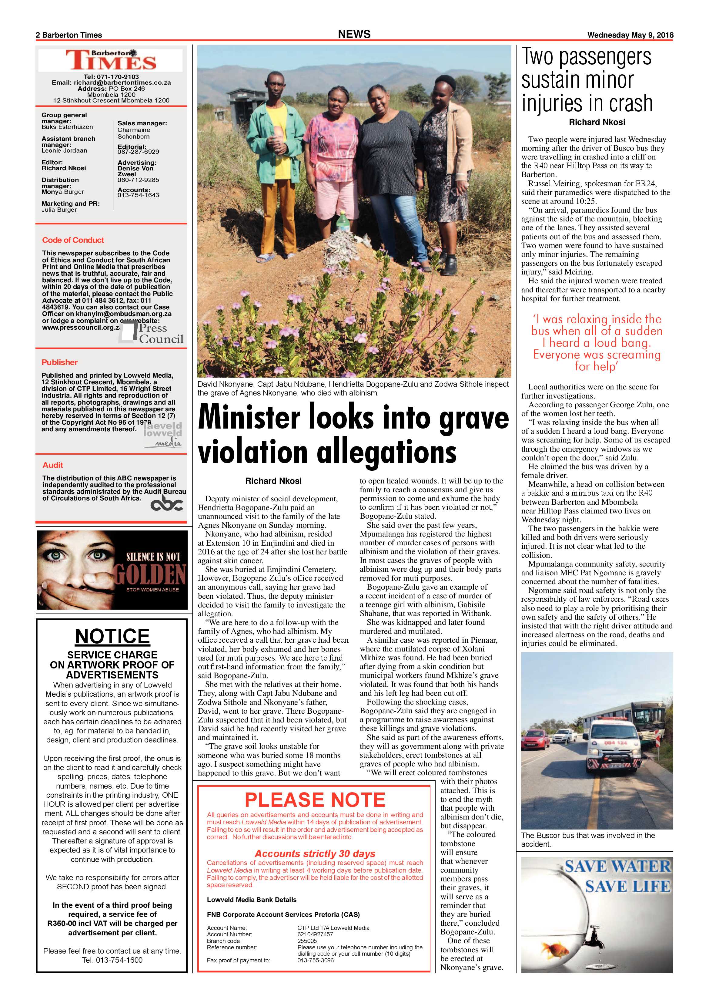 Barberton Times 9 May 2018 page 2